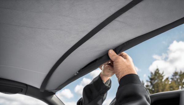 Réaliser une finition esthétique avec le tissu ciel de toit Norauto
